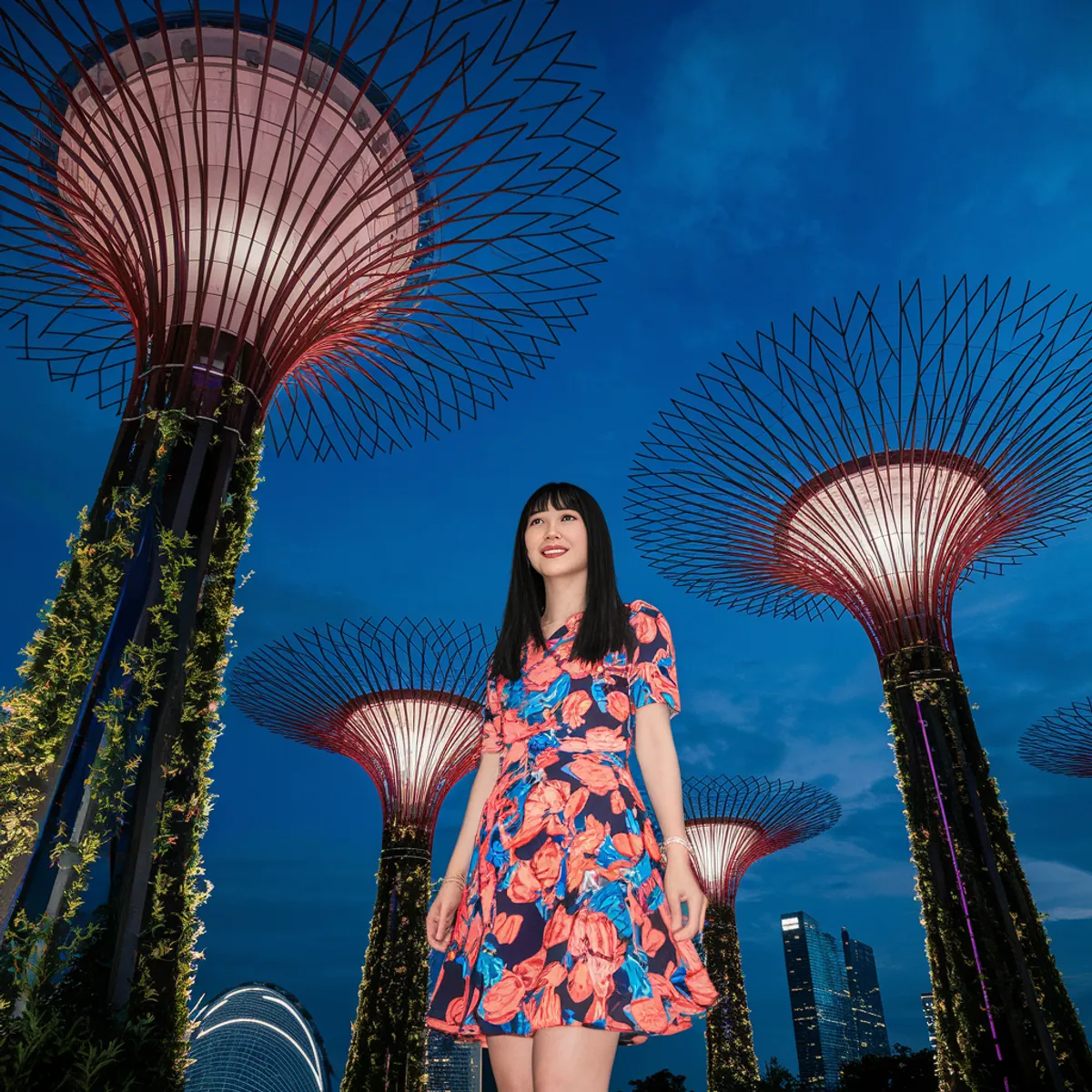 Sarah Chen at Gardens by the Bay